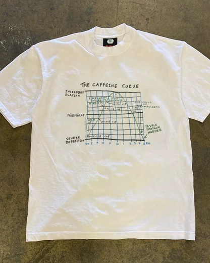 ハンドライティンググラフTシャツ L0658