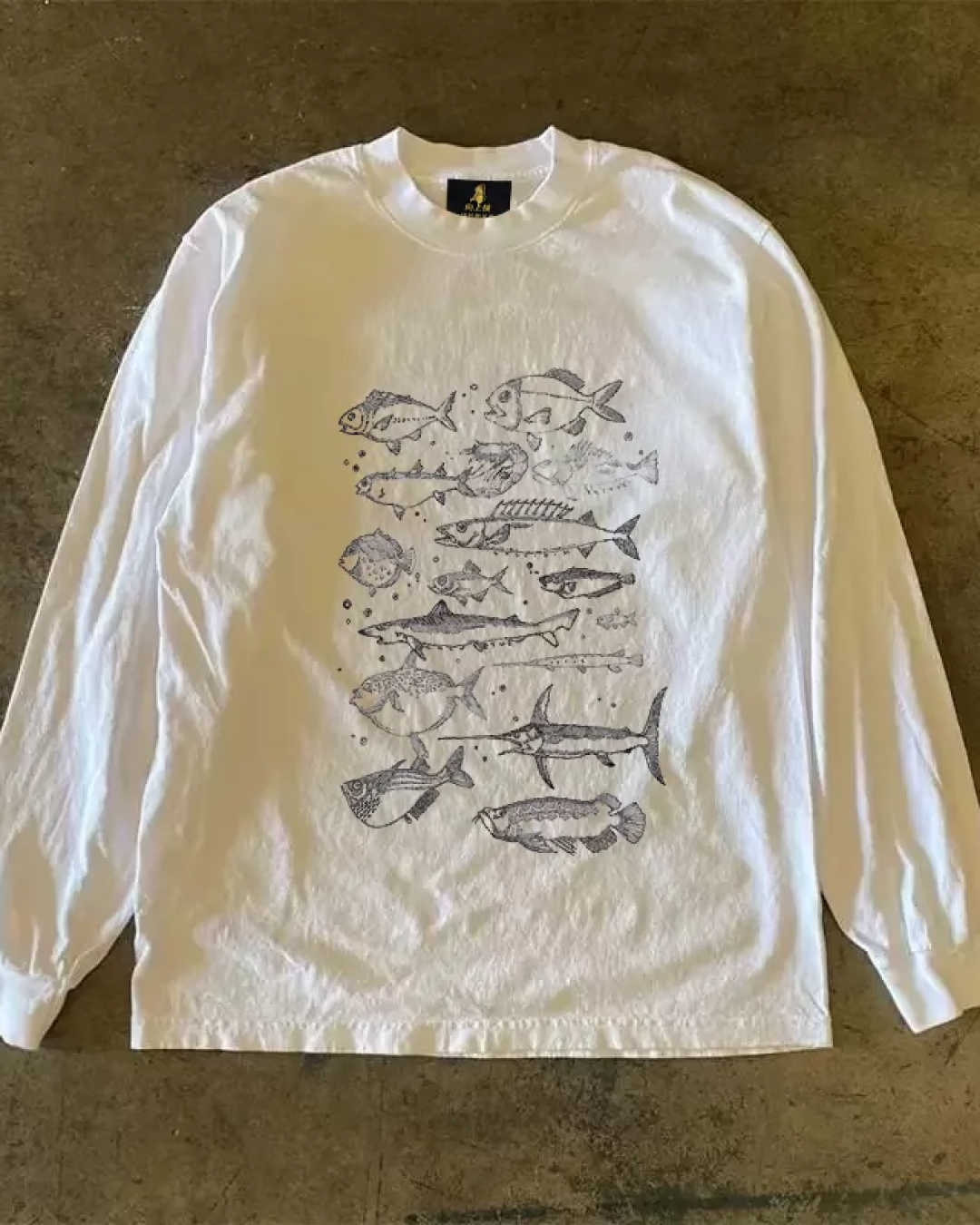 フィッシュデザインロンT　L0752