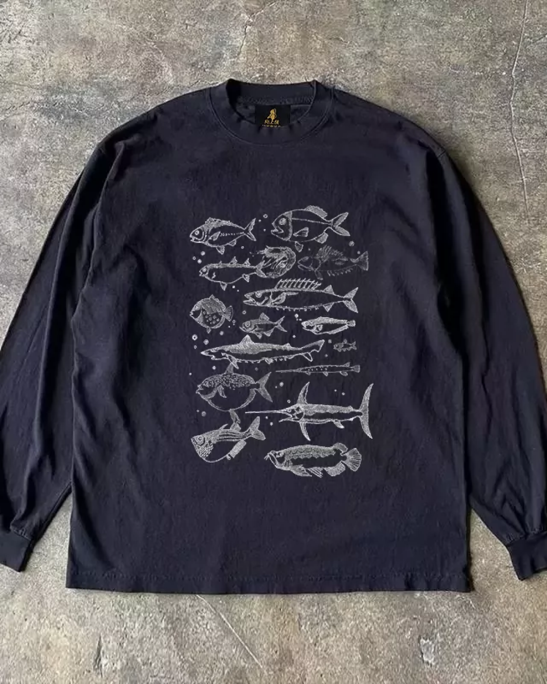 フィッシュデザインロンT　L0752