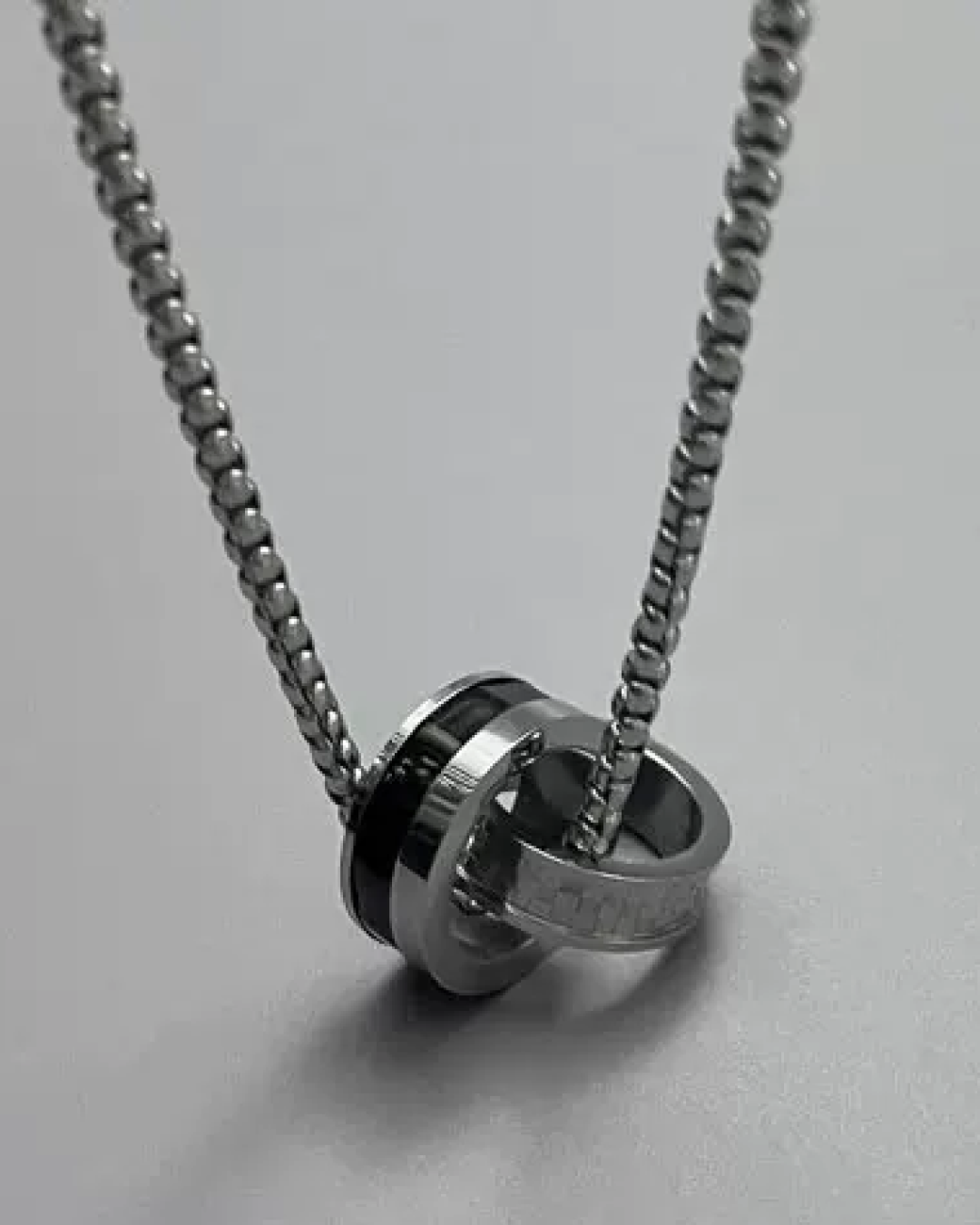 ダブルリングネックレス　L0760