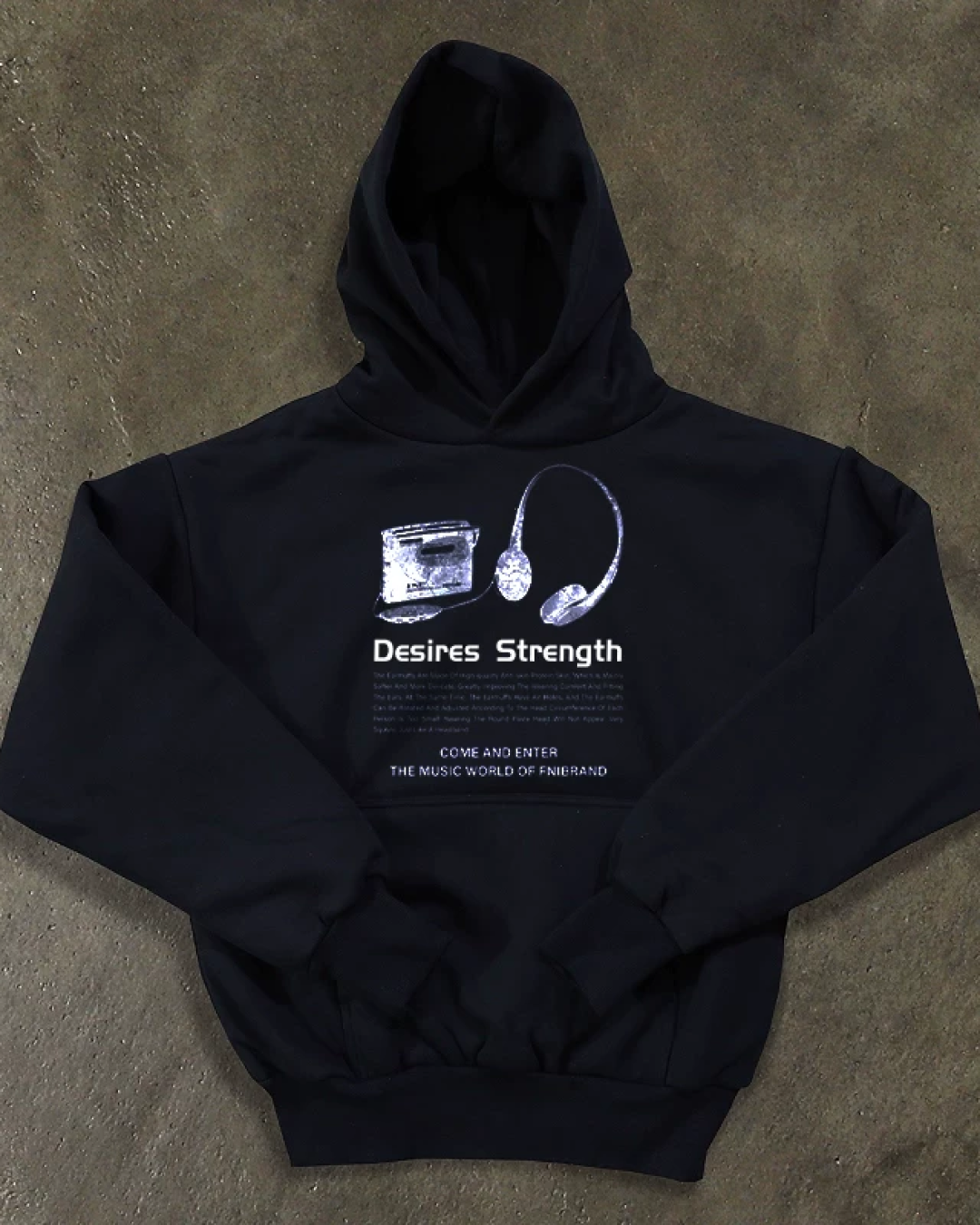 ヘッドフォンミュージックフーディー　L0768
