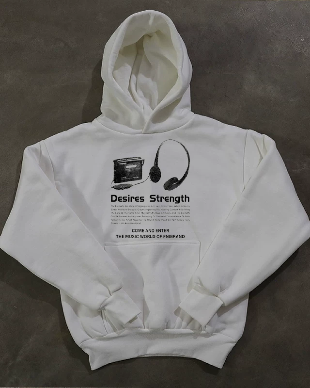ヘッドフォンミュージックフーディー　L0768