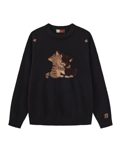 キャットデザインニット　MN0026