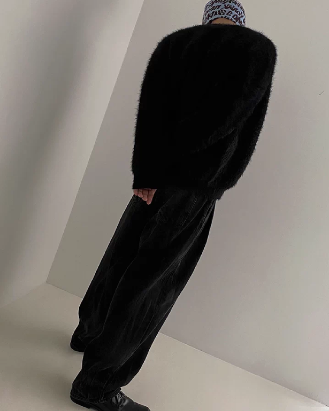 シャギーニットカーディガン　MR0018