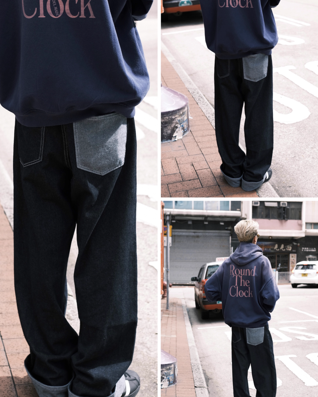 アクセントポケットデニムパンツ　SO0001