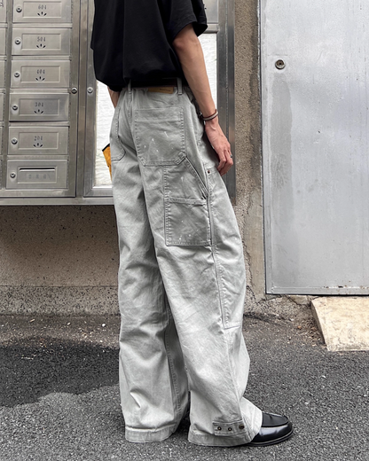 ダブルニーペイントデニムパンツ　SO0003