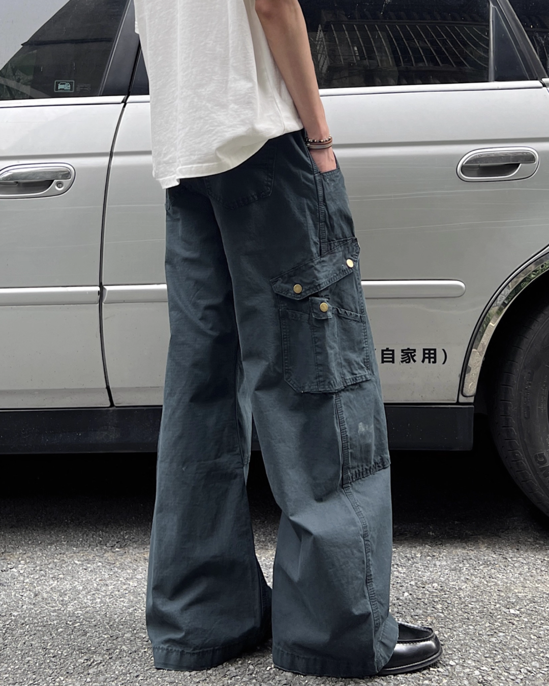ウォッシュワイドカーゴパンツ　SO0004