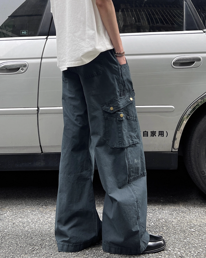ウォッシュワイドカーゴパンツ　SO0004